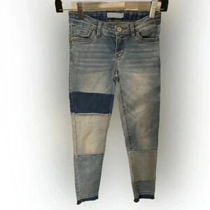 Levi 710 girls ankle skinny patchwork jeans perfect condition size 8 R